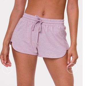 NWT divine drawstring short in Blush